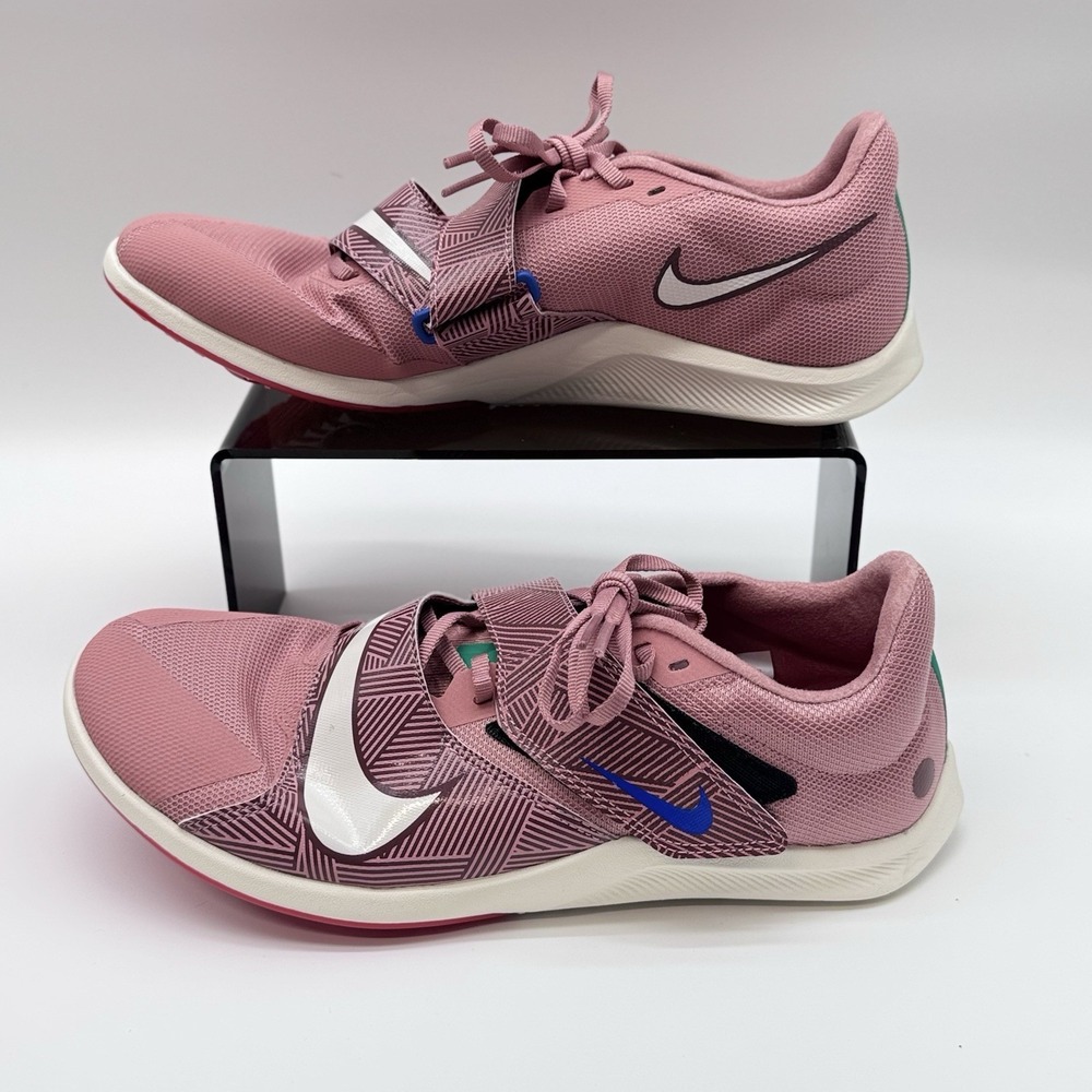 Size 9.5M- Nike Zoom Rival Track&Field Jumping Spikes Running Club, Red Stardust